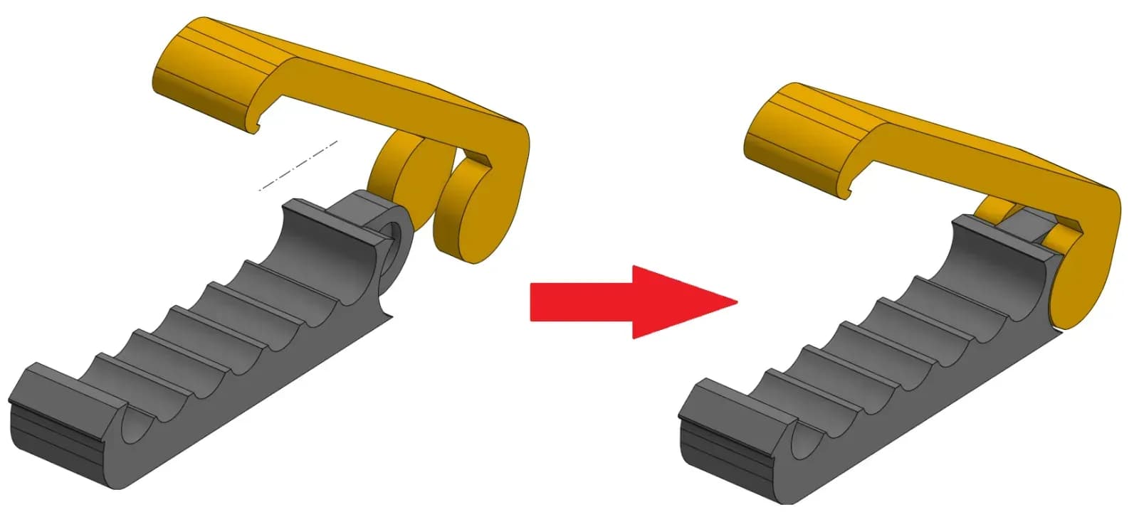 STL - Organizador de cables de red