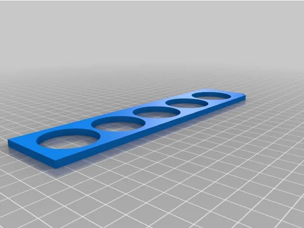 STL - Organizador de pinturas modular render 5