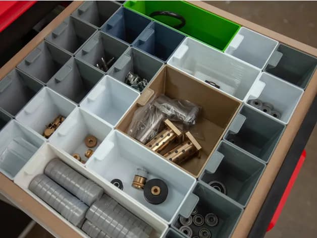 STL - Organizador de tornillos render 5