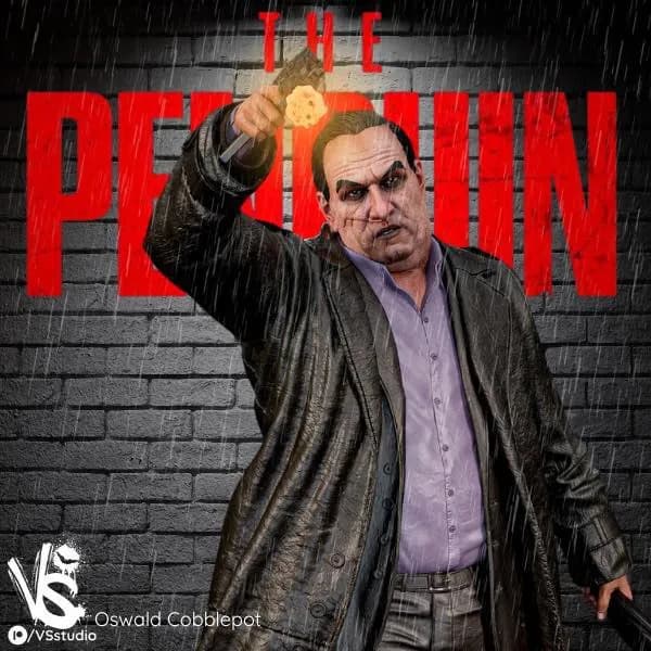 STL - Oswald Cobblepot El Pingüino render 2
