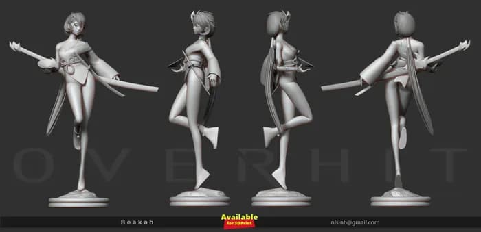 STL - overhit beakah render 3