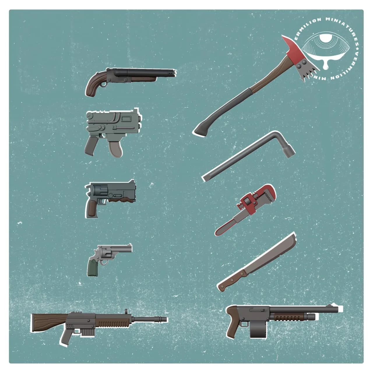 STL - Pack de Armas Post apocalípticas