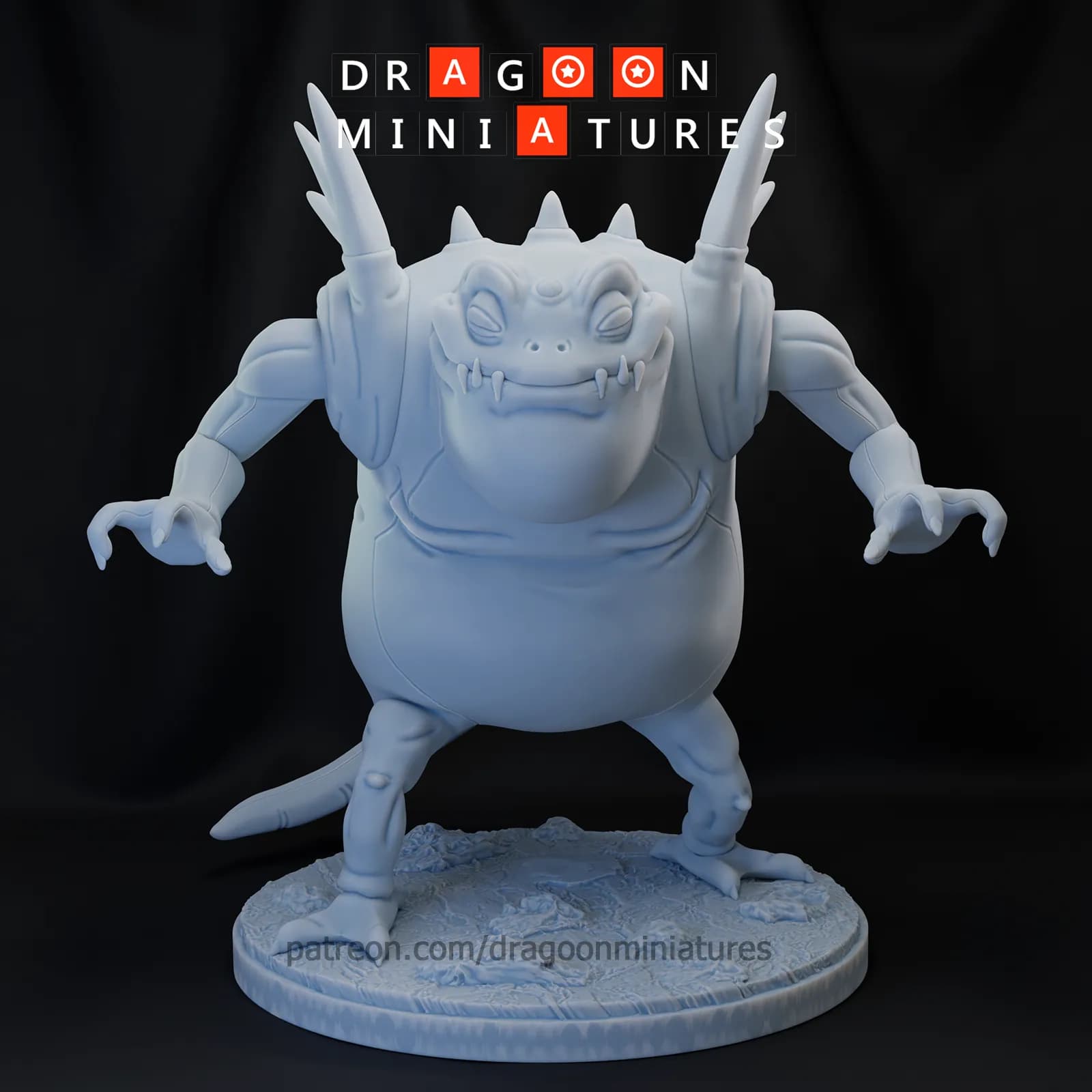 STL - Pack de Dragones Sombrios render 4