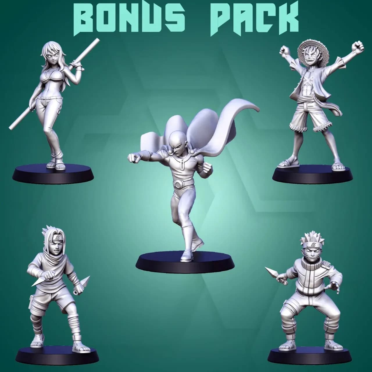 STL - Pack de Figuras de Anime