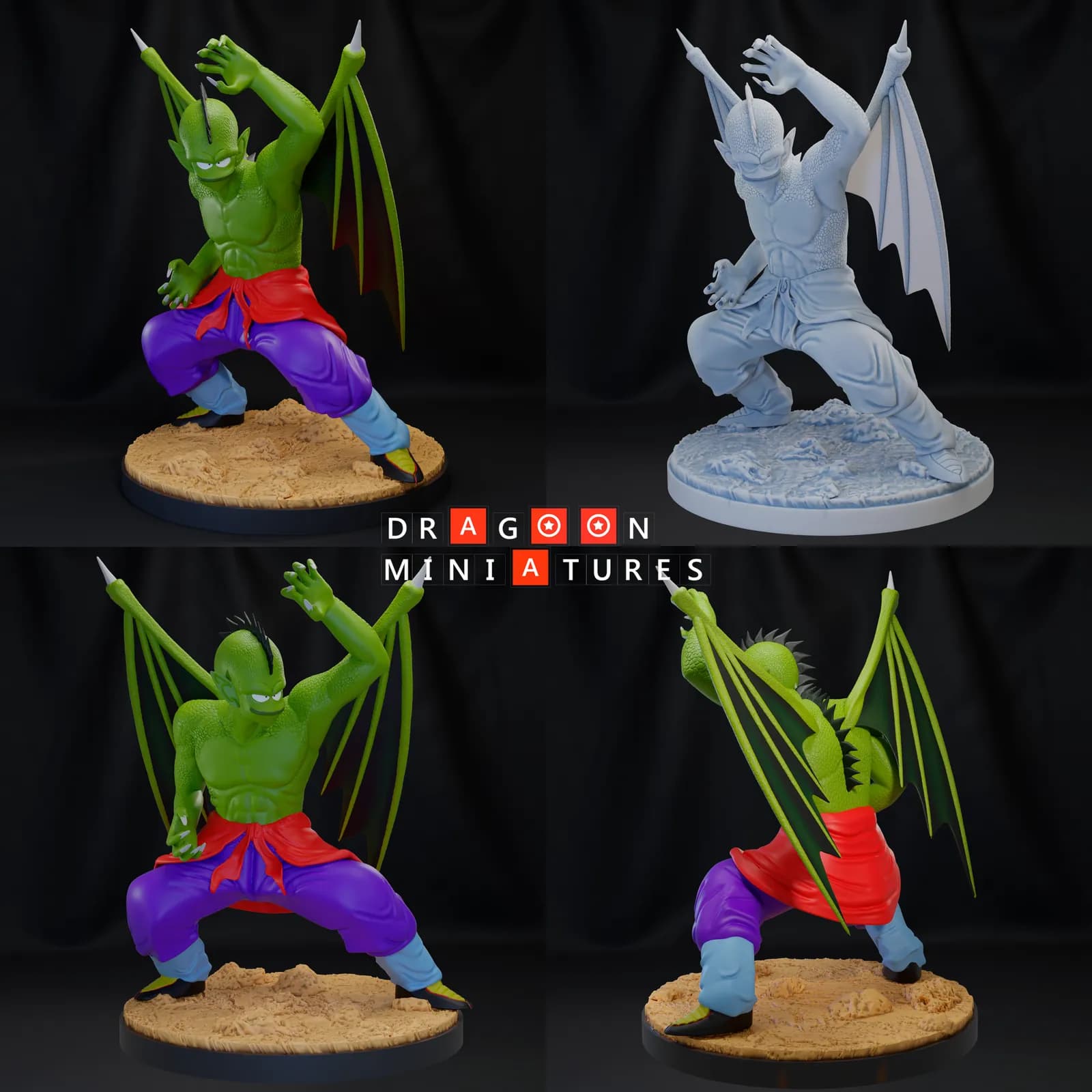 STL - Pack de Figuras de Dragon Ball Z render 5