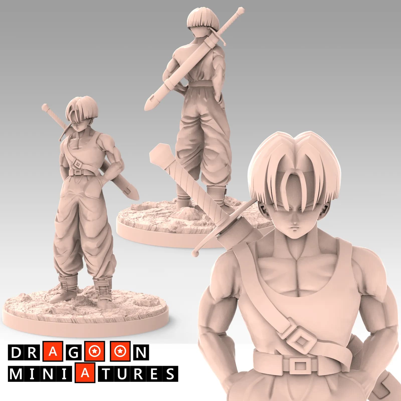 STL - Pack de Figuras Dragon Ball Z render 5