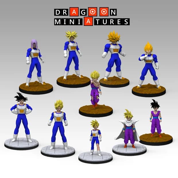 STL - Pack de Figuras Dragon Ball Z 2