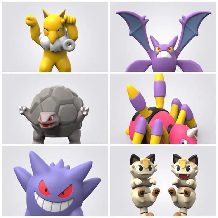 STL - Pack de Figuras Pokémon
