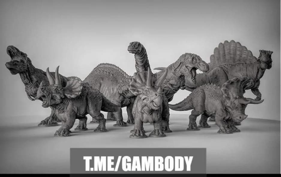 STL - Pack Dinosaurios Divertidos