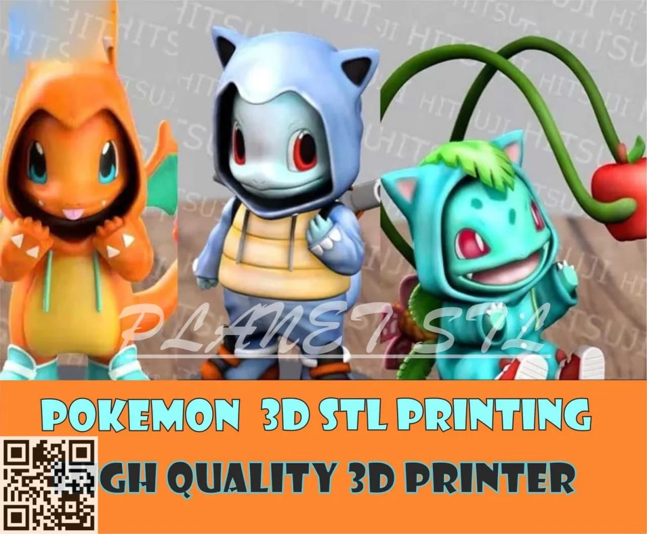 STL - Pack Pokemon Iniciales