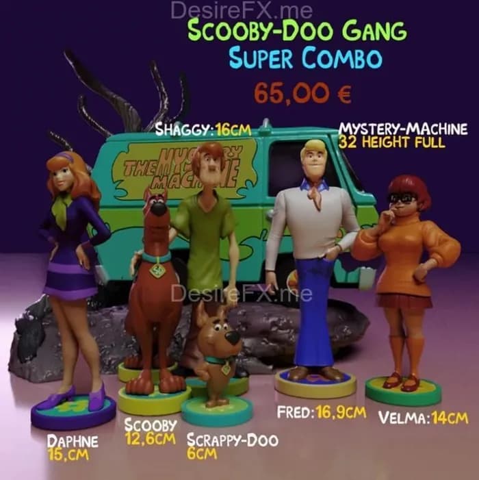 STL - Pack Scooby Doo Gang