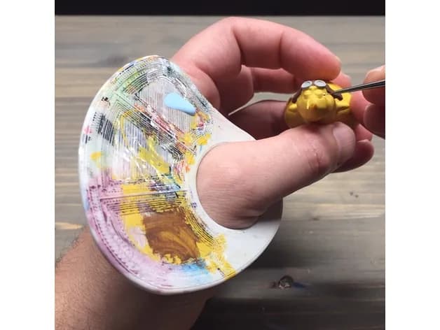 STL - Paleta de Pintura Portátil