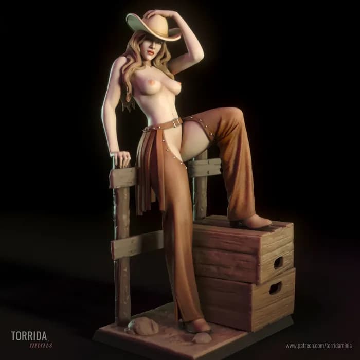 STL - Pam Torrida vaquera