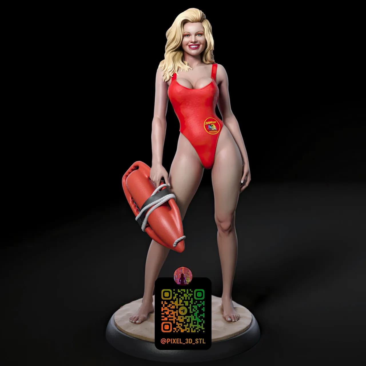 STL - Pamela Anderson Baywatch