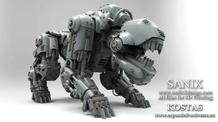 STL - Panzerhund Sanix robot
