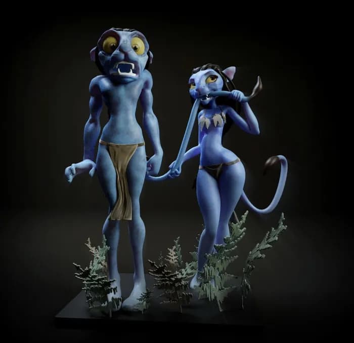 STL - Pareja Avatar