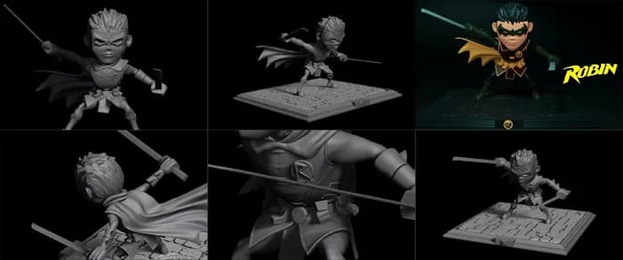 STL - parts robin