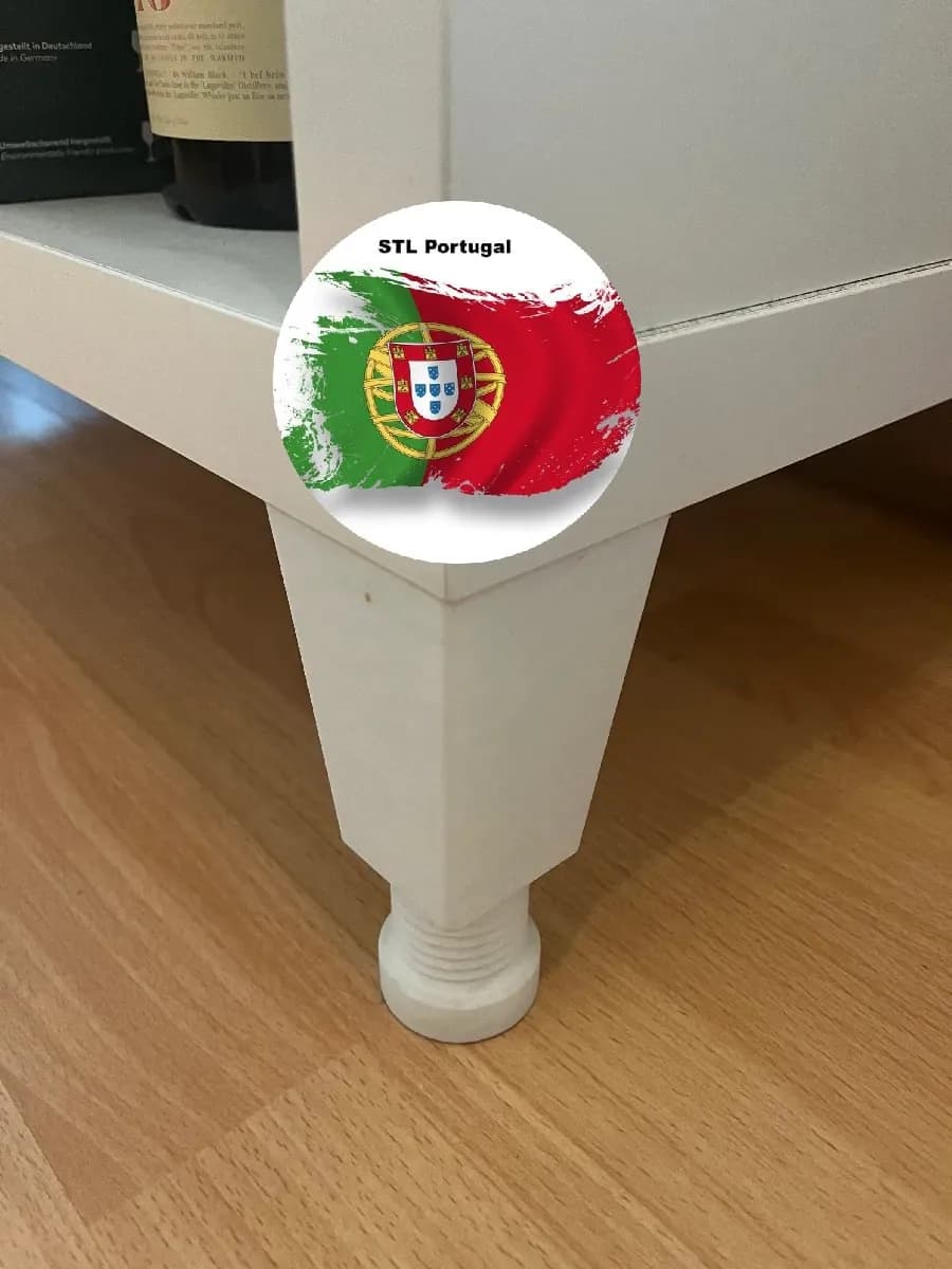STL - Patas ajustables para Kallax