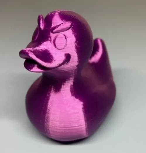 STL - Pato de Goma Enojado Morado