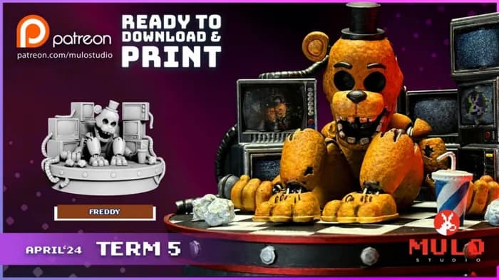 STL - patreon freddy 2024