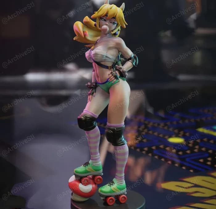 STL - peach roller derby jigglystix