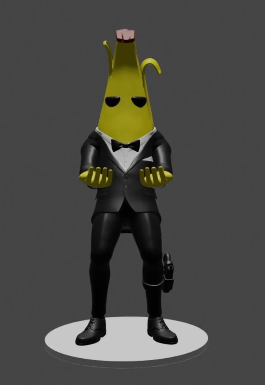 STL - Peely Agent Controller Stand