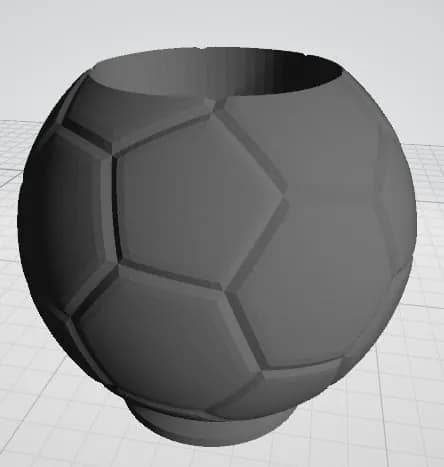 STL - Pelota de futbol decorativa