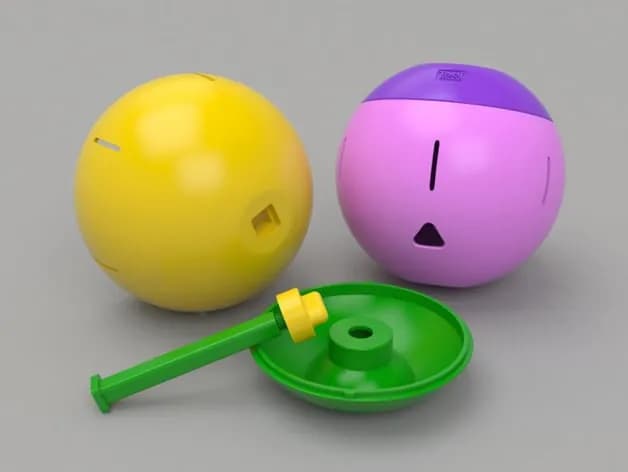 STL - Pelota Juguete para Perro render 2