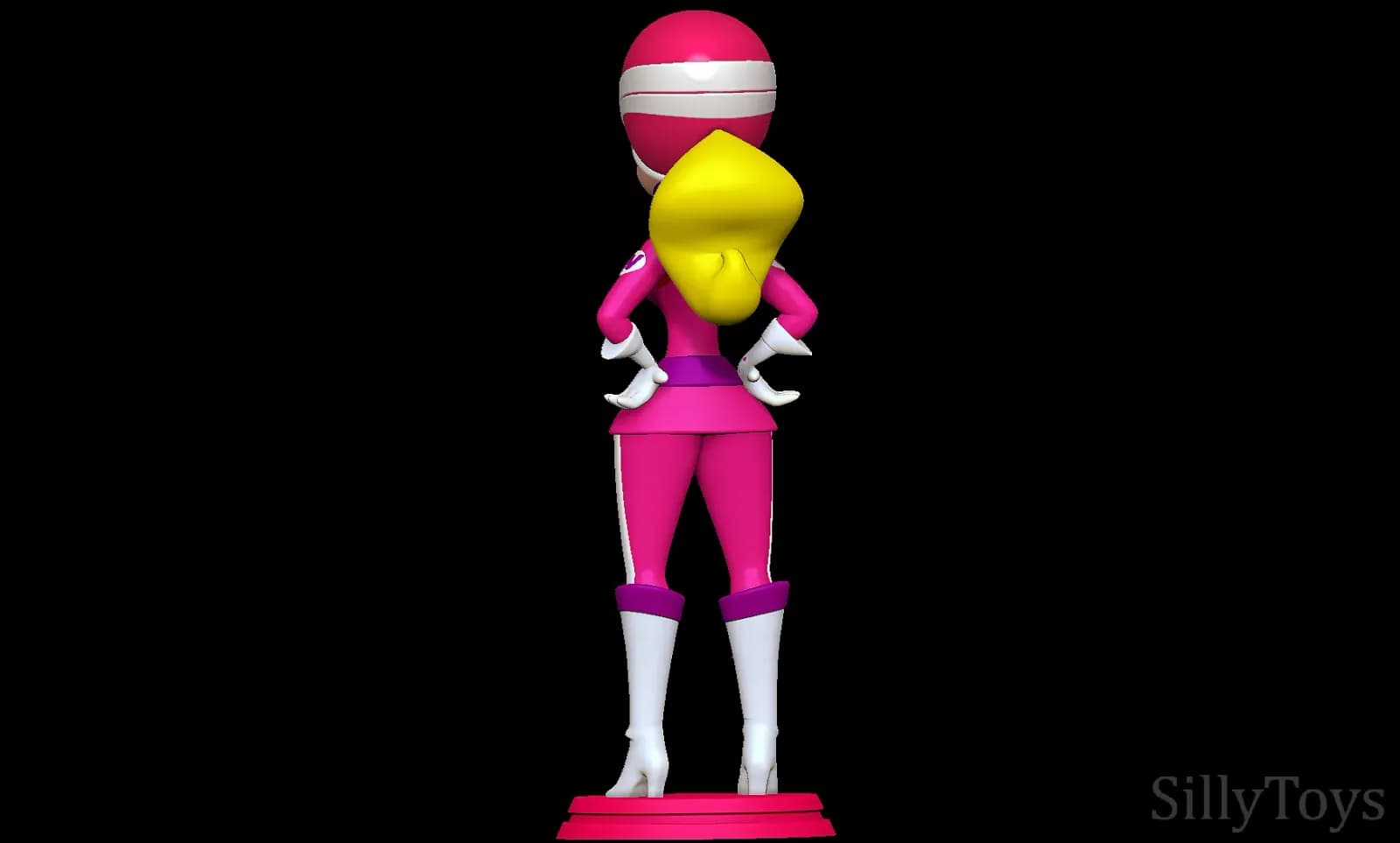 STL - Penélope Pitstop de Wacky Races 2 render 4
