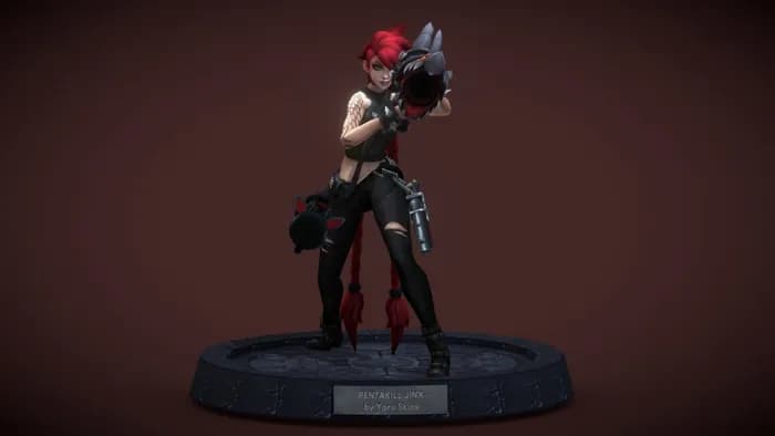 STL - pentakill jinx league of legends