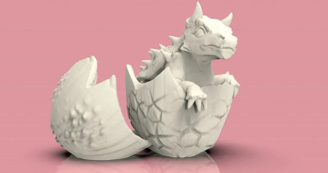 STL - Pequeño Dragón Naciente