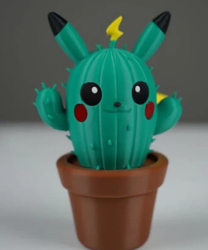STL - Pikachu Cactus