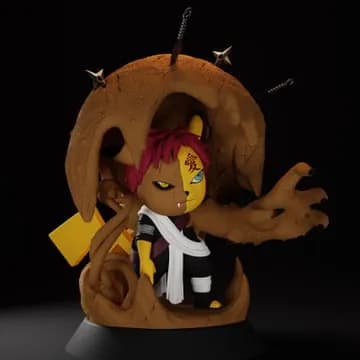 STL - pikachu gaara gm3d