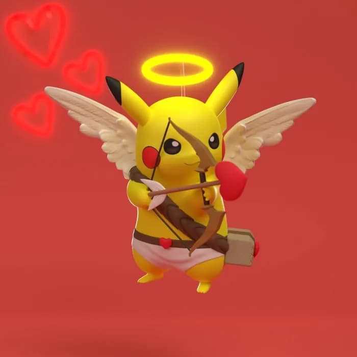 STL - pikachu valentines day