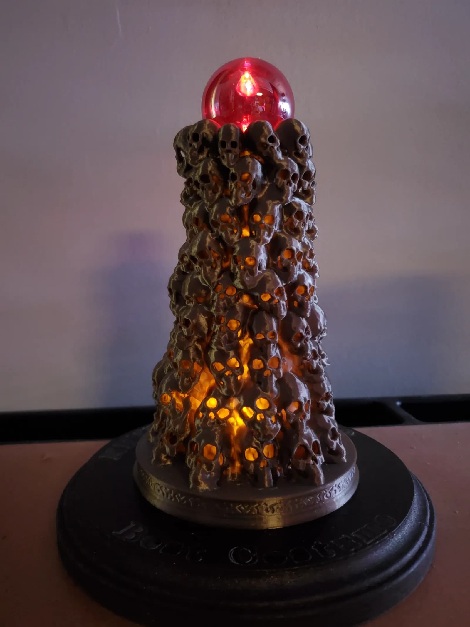 STL - Pilar de Calaveras Iluminado