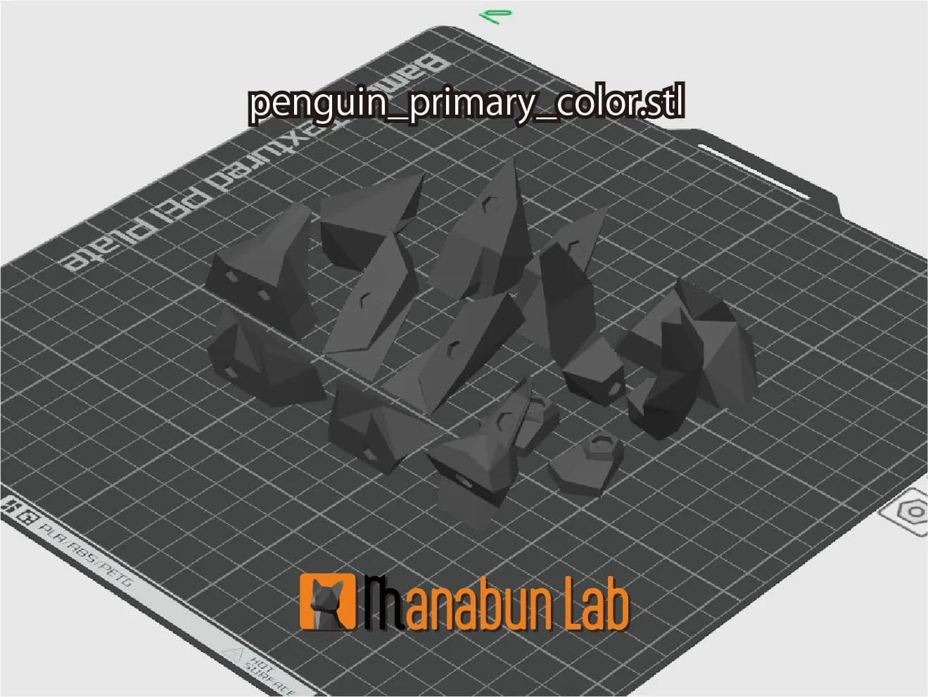 STL - Pingüino Low Poly