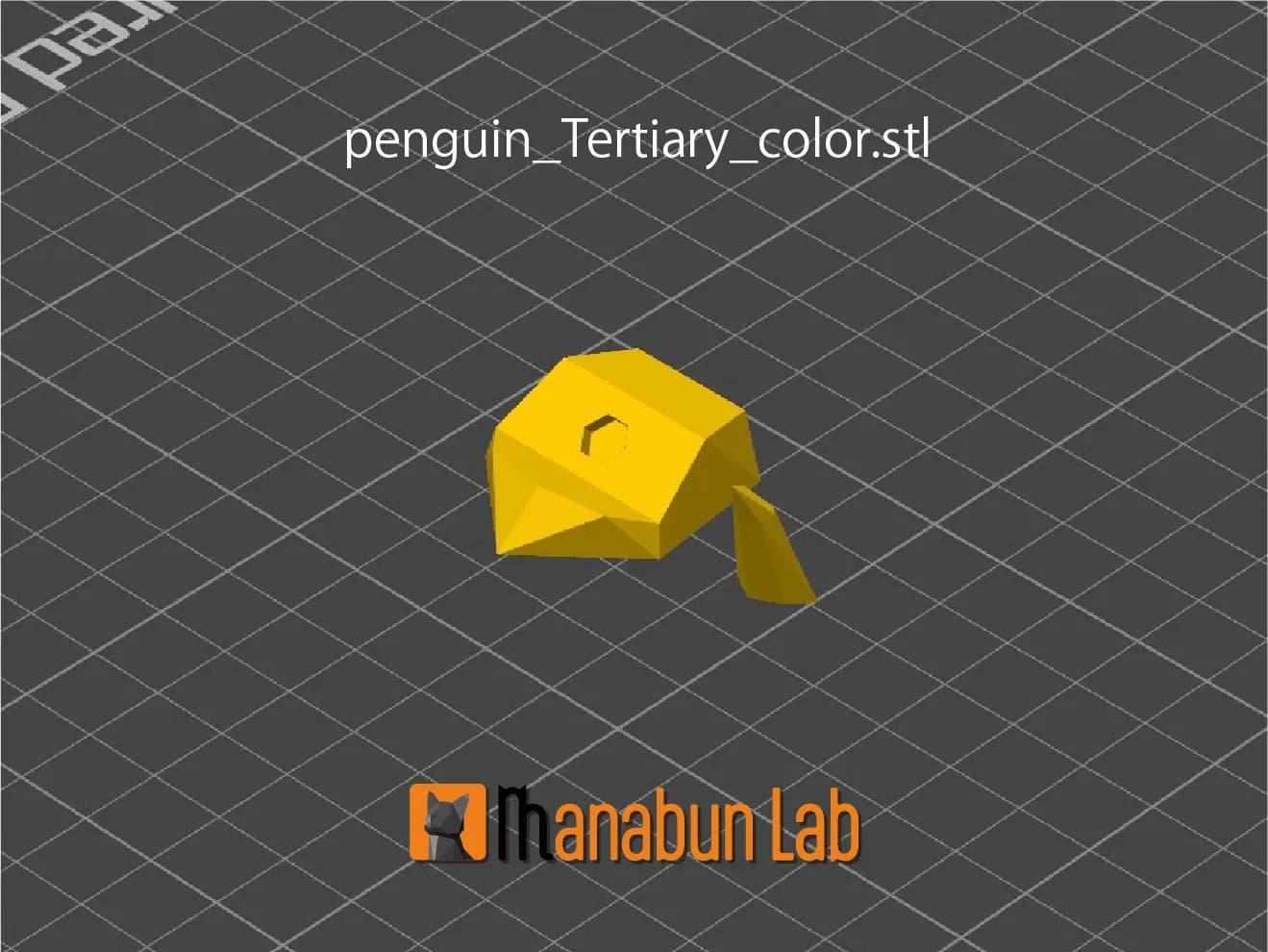 STL - Pingüino Low Poly