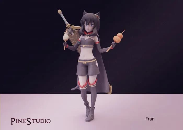 STL - pink studio fran v1 render 2