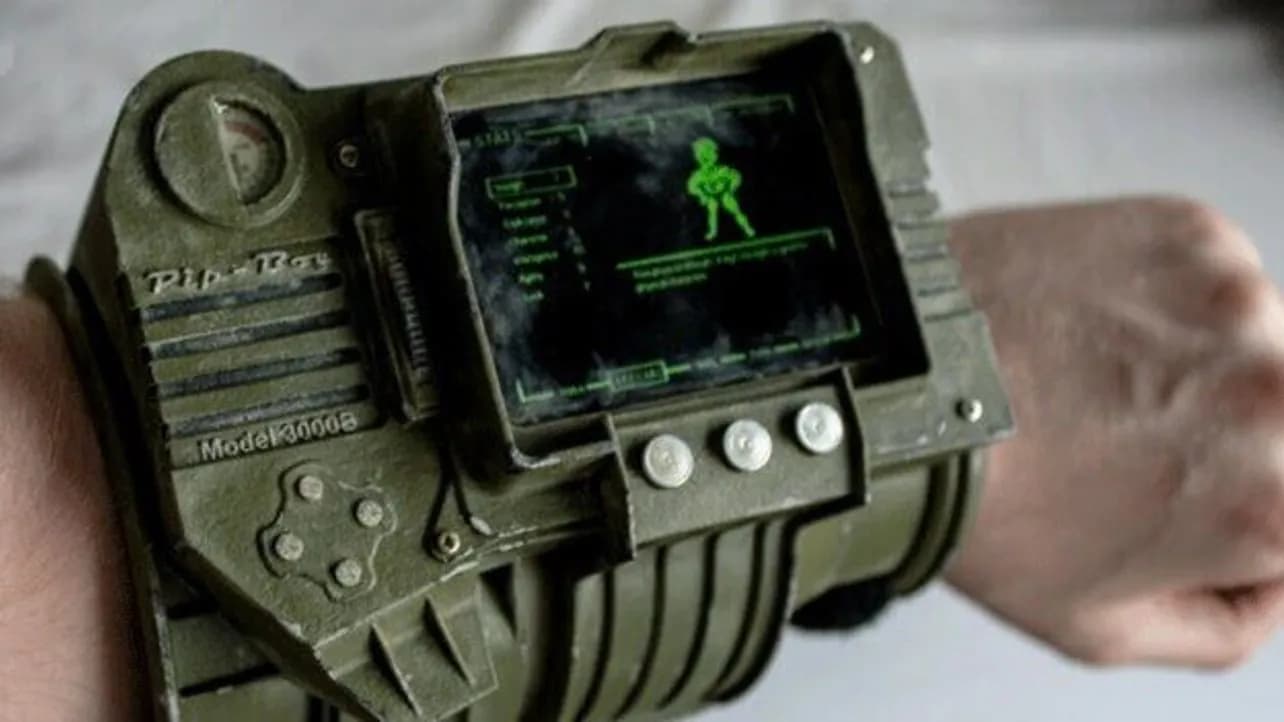 STL - Pip Boy modelo 3000 render 2