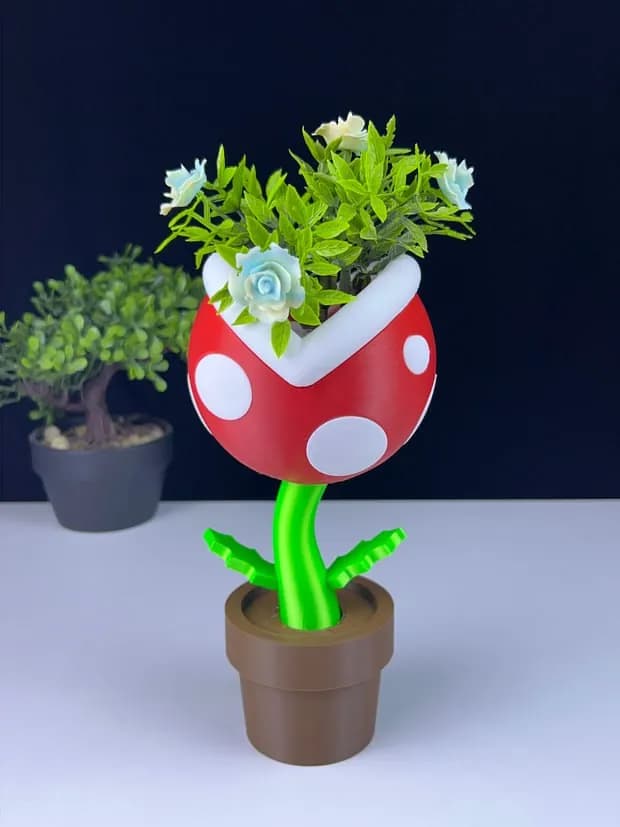 STL - piranha plant planter