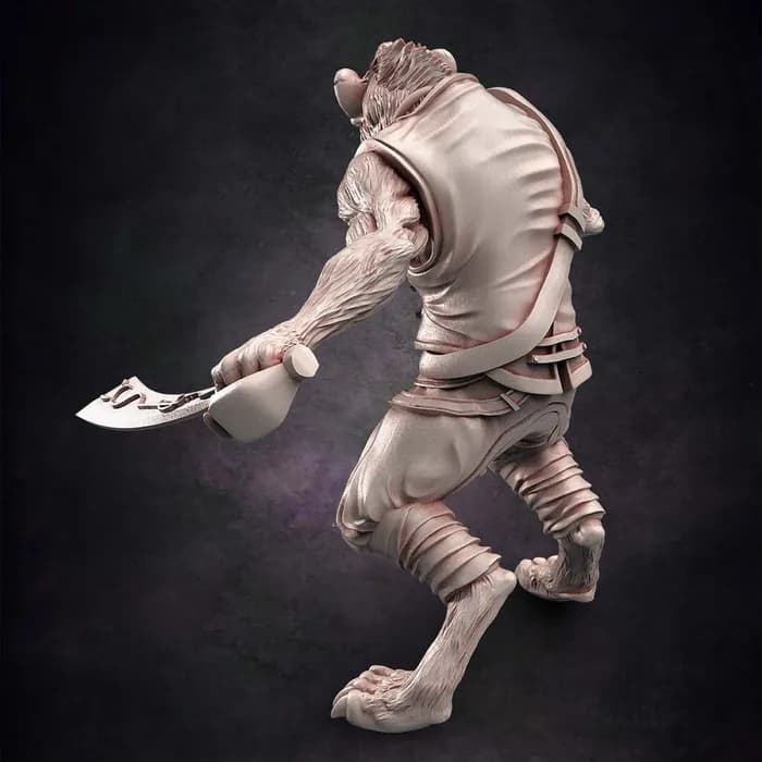 STL - pirate gnoll cutthroat render 2