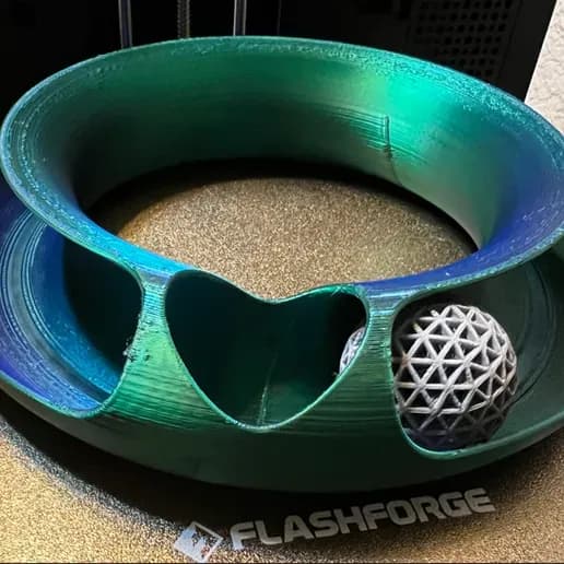 STL - Pista de Bolas para Gatos render 4