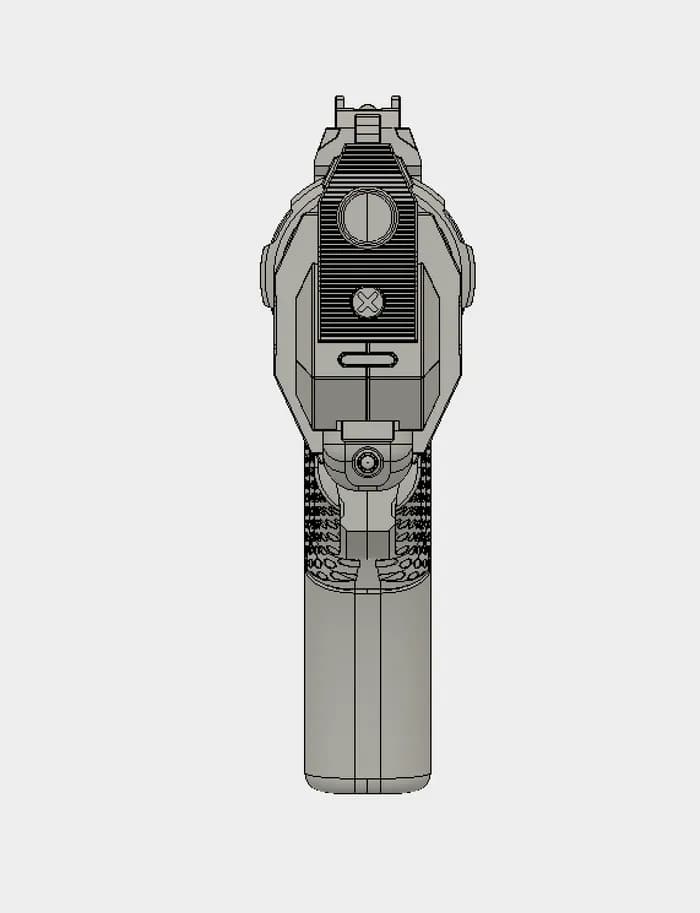 STL - pistol render 4