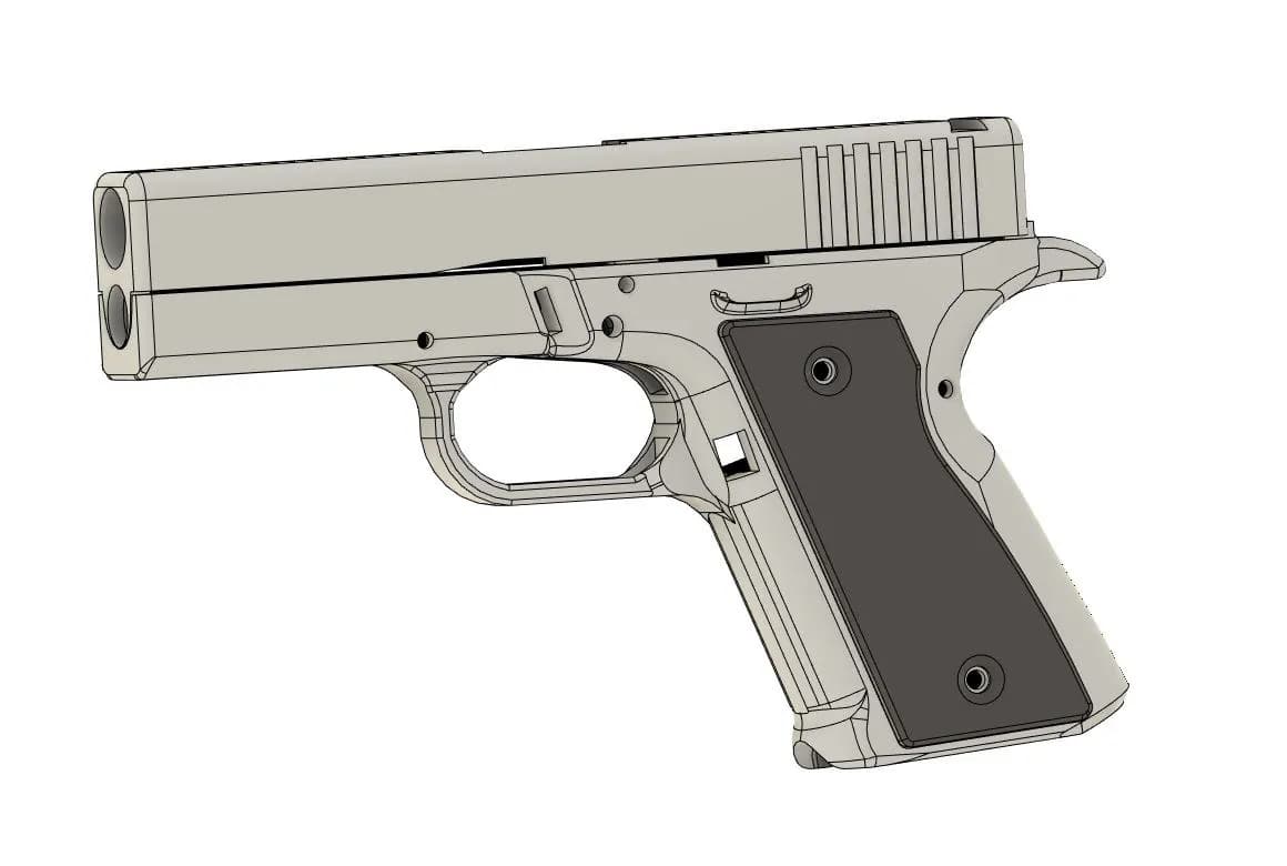 STL - Pistola 1911 Estilo Clasico
