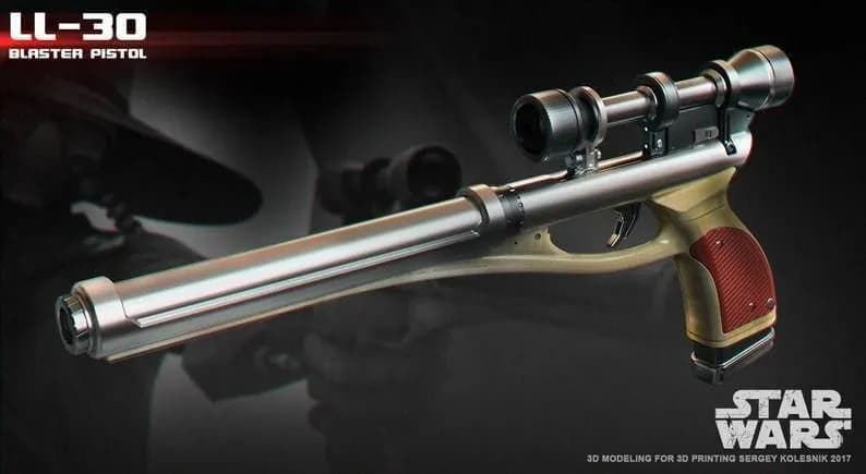 STL - Pistola Blaster LL 30