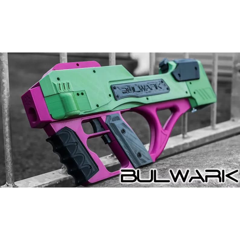 STL - Pistola Bulwark render 2