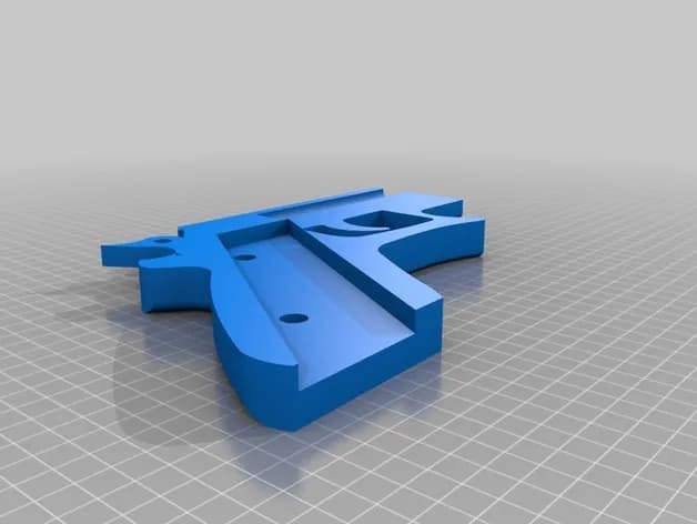 STL - Pistola de Alucard estilo CAR render 3