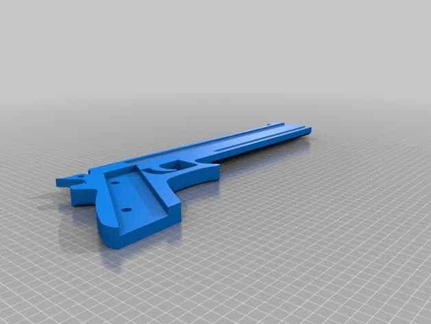 STL - Pistola de Alucard estilo CAR render 4