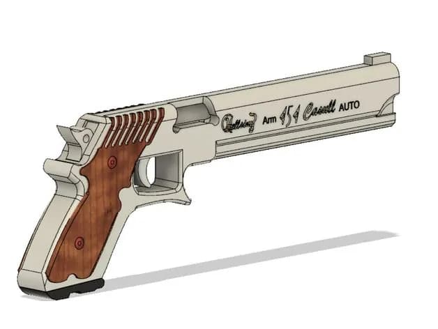 STL - Pistola de Alucard estilo CAR