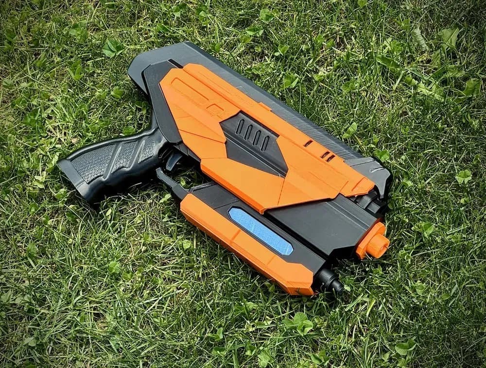 STL - Pistola de Ciencia Ficción render 2